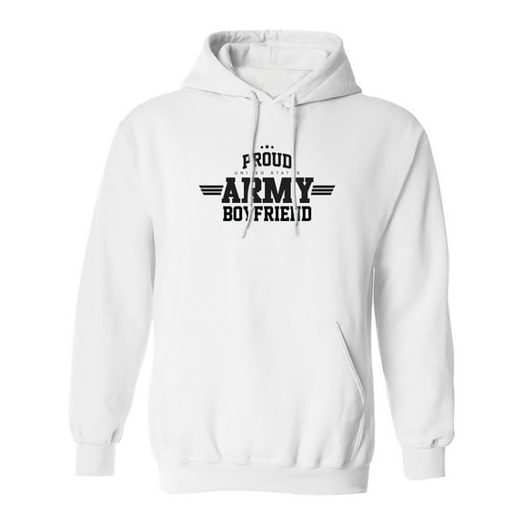 Proud Army BOYFRIEND Adult Hooded Sweatshirt