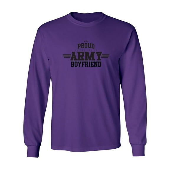 Proud Army BOYFRIEND Adult Long Sleeve T-shirt