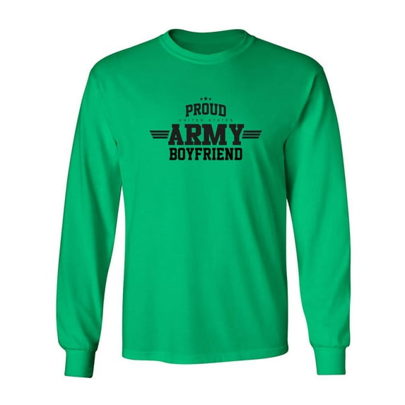 Proud Army BOYFRIEND Adult Long Sleeve T-shirt
