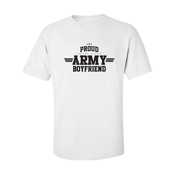 Proud Army BOYFRIEND Adult Short Sleeve T-shirt