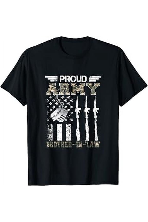 Proud Army Brother-In-Law Us Army Brother-In-Law Gifts T-Shirt