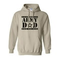 thumbnail image 1 of Proud Army Dad Hooded Sweatshirt in Sand, 1 of 3