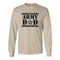 thumbnail image 1 of Proud Army Dad Long Sleeve T-Shirt in Sand, 1 of 3