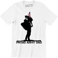 thumbnail image 1 of Proud Army Dad - Us Military Parent Soliers Super Hero Men's Gift T-Shirt, 1 of 4