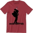 thumbnail image 1 of Proud Army Dad - Us Military Parent Soliers Super Hero Men's Gift T-Shirt, 1 of 4