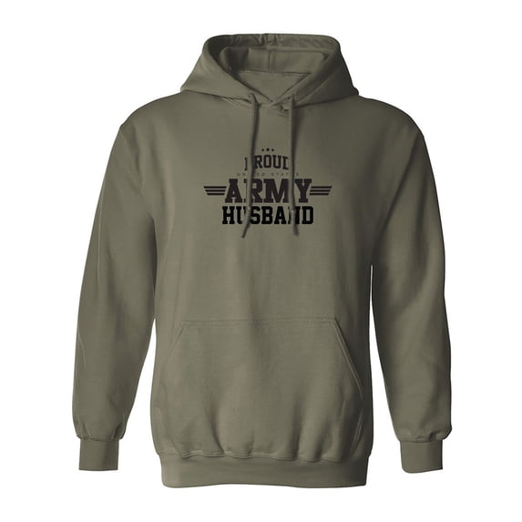 Proud Army HUSBAND Adult Hooded Sweatshirt