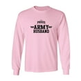thumbnail image 1 of Proud Army HUSBAND Adult Long Sleeve T-shirt, 1 of 3