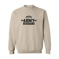 thumbnail image 1 of Proud Army HUSBAND Crewneck Sweatshirt, 1 of 3