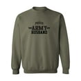 thumbnail image 1 of Proud Army HUSBAND Crewneck Sweatshirt, 1 of 3