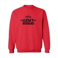 thumbnail image 1 of Proud Army HUSBAND Crewneck Sweatshirt, 1 of 3