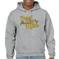 thumbnail image 1 of Proud Army Mom Sweatshirt US Military Family Pride Veteran Patriotic Armed Forces Mother's Day Licensed Hoodie, 1 of 7