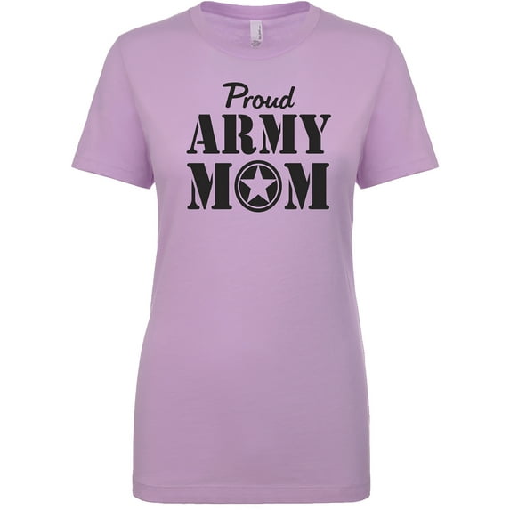 Proud Army Mom Womens crewneck tee