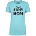 thumbnail image 1 of Proud Army Mom Womens crewneck tee, 1 of 3