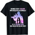 thumbnail image 1 of Proud Army Mom of Every Soldier Hero T-Shirt, 1 of 3