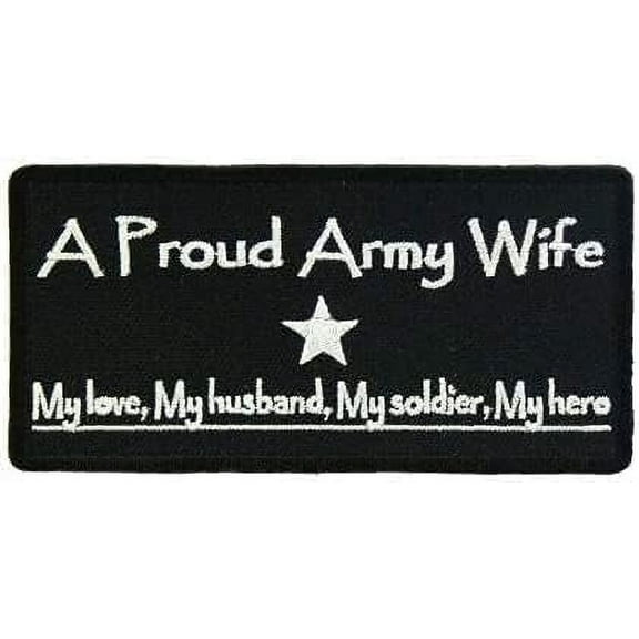 Proud Army Wife Patch, Women's Military Patches