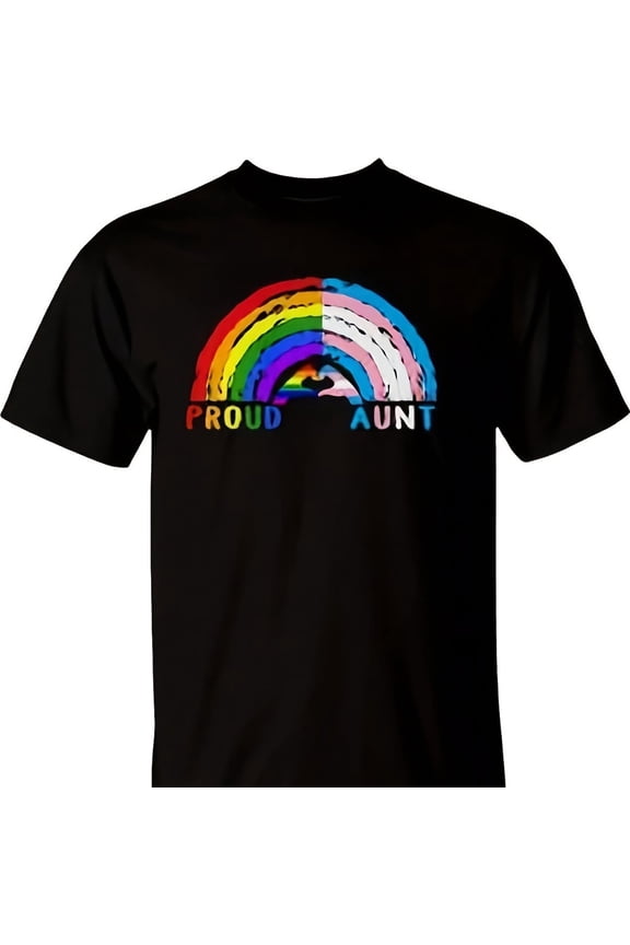 Proud Aunt Bt And Transgender Btq Gay Pride Month T-Shirt 11
