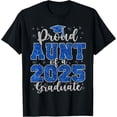 thumbnail image 1 of Proud Aunt of a 2025 Graduate Grad Prom Squad Graduation T-Shirt, 1 of 5