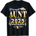 thumbnail image 1 of Proud Aunt of two class of 2025 graduates twins graduation T-Shirt100% cotton, 1 of 5