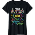 thumbnail image 1 of Proud Autism Aunt Love Support Accept Help Awareness T-Shirt, 1 of 3