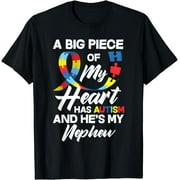Proud Autism Aunt / Uncle Autistic Nephew Autism Awareness T-Shirt
