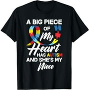 Proud Autism Aunt / Uncle Autistic Niece Autism Awareness T-Shirt