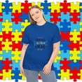 thumbnail image 1 of Proud Autism Mom Autism Awareness Unisex Heavy Cotton T-shirt, 1 of 5