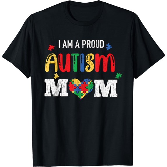Proud Autism Mom Autism Mama Awareness Autistic Parents Mom T-Shirt