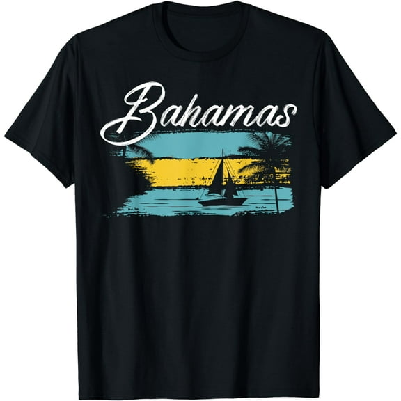 Proud Bahamas Bahamians Flag Gift Design Idea Nassau design T-Shirt