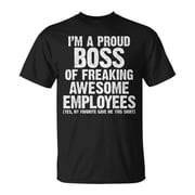 Proud Boss Of Awesome Employee Appreciation Office TShirt