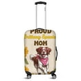 thumbnail image 1 of Proud Brittany Spaniel Mom Happy Mother's Day with Love Travel Luggage Cover Brittany Dog Lover Gifts Idea Suitcase Dust Protective Decor - 02003, 1 of 5