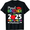 thumbnail image 1 of Proud Brother Class Of 2025 Kindergarten Graduate Graduation T-shirt, 1 of 5