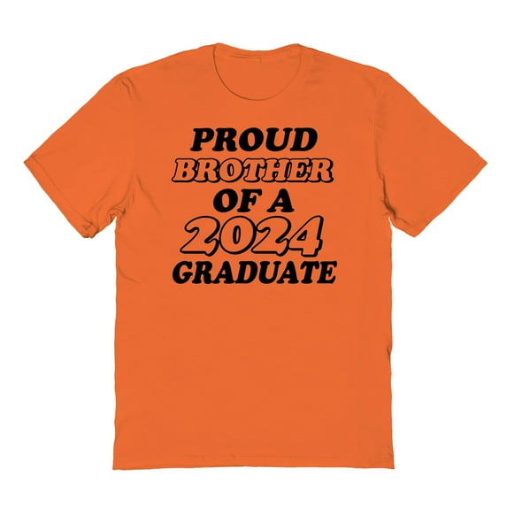 Proud Brother Of A 2024 Graduate orange T-Shirt