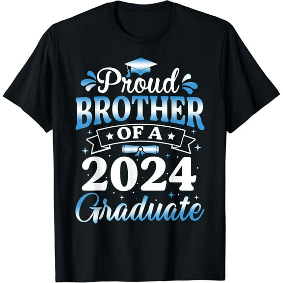 Proud Brother Of A 2025 Graduate Senior 2025 Graduation T-Shirt