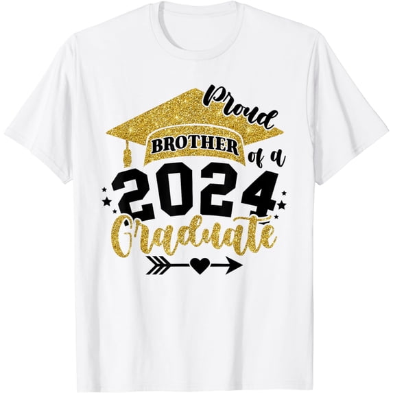 Proud Brother of a Class of 2024 Graduate Senior Graduation T-Shirt