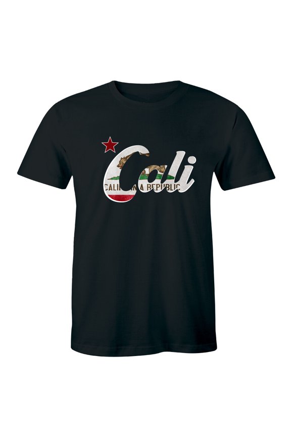 Proud California Republic T-Shirt Cali State Bear Flag Star Tee Men'S T Shirt All Size S-5Xl