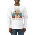 thumbnail image 1 of Proud Cat Daddy Cat Lover Mens Long Sleeve Shirt, White, Medium, 1 of 5