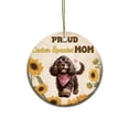 thumbnail image 1 of Proud Cocker Spaniel Mom Happy Mother's Day with Love Ceramic Round Ornament Cockers Dog Lover Gifts Home Tree Decor - 02003, 1 of 5