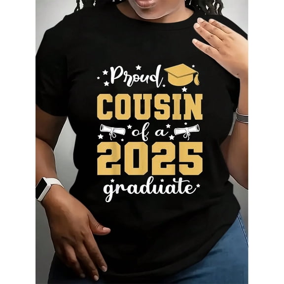 Proud Cousin Of A 2025 Graduate Senior Family Graduation T-Shirt