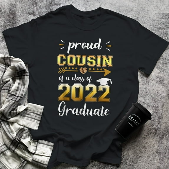 Proud Cousin Of A Class Of Graduate Funny Senior (1), Small, Black