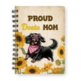 thumbnail image 1 of Proud Dachshund Mom Happy Mother's Day with Love Spiral Bound Journal Wiener Dog Lover Gifts Idea 5x7in Spiral Notebook - 02003, 1 of 5
