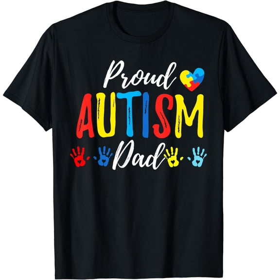 Proud Dad Autism Awareness Family Matching Shirt