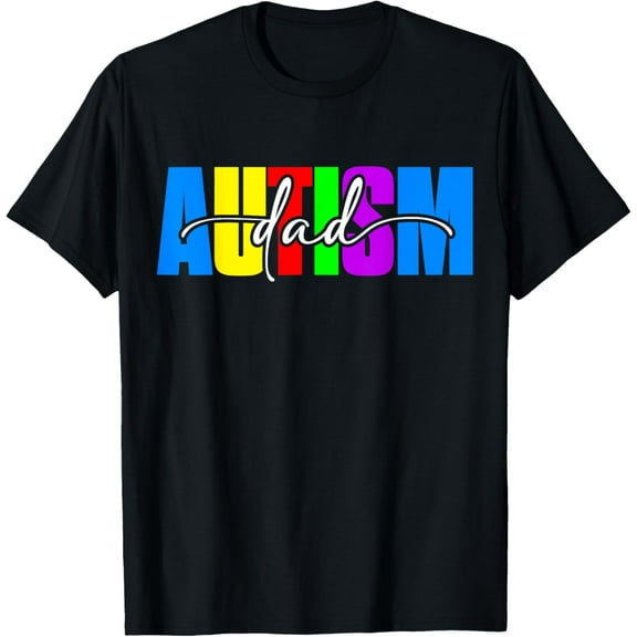 Proud Dad Autism Awareness Family Matching T-Shirt