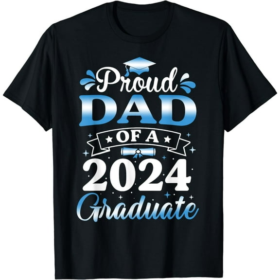 Proud Dad Of A 2025 Graduate Senior Graduation T-Shirt