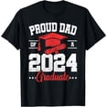 thumbnail image 1 of Proud Dad Of A Class Of 2024 Graduate Senior Graduation T-Shirt, 1 of 4