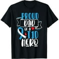 thumbnail image 1 of Proud Dad Of A T1D Hero Type 1 Diabetes Dad Awareness T-Shirt, 1 of 4