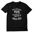 thumbnail image 1 of Proud Dad Shirt Gifts for Dads Fathers Day Awesome Papa Grandpa Shirts for Men Large Black, 1 of 6