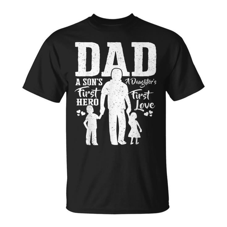 Funny Father's Day T-Shirt For Dad - 'Dad' Graphic Tee - Gifts From Daughter & Son