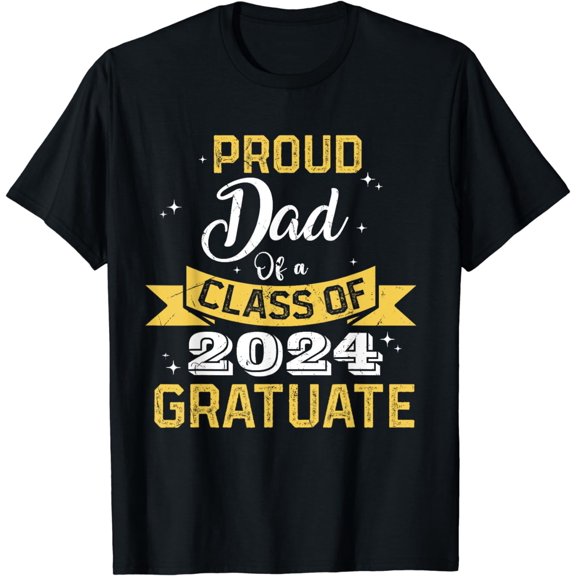 Proud Dad of 2025 Graduate Awesome Graduation Ceremony T-Shirt