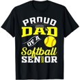 thumbnail image 1 of Proud Dad of a Softball Senior 2024 Dad graduation gifts T-Shirt, 1 of 4