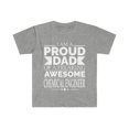 thumbnail image 1 of Proud Dad of an awesome Chemical Engineer Unisex T-shirt S-3XL Father's Day, 1 of 2